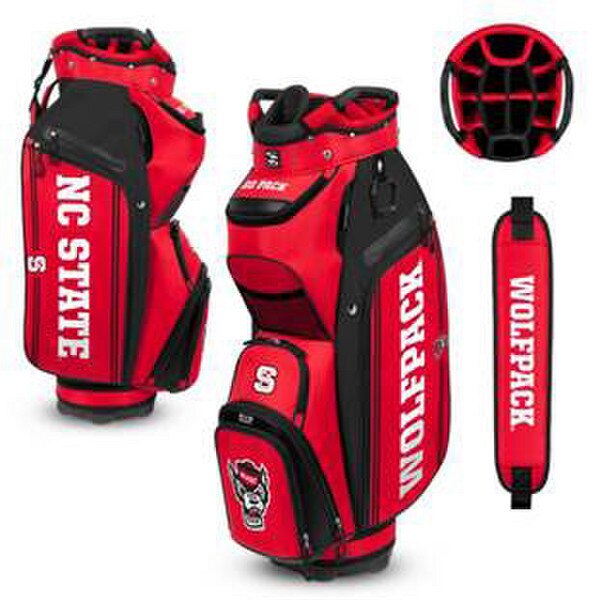 Red/Black NC State Golf Cart Bag &